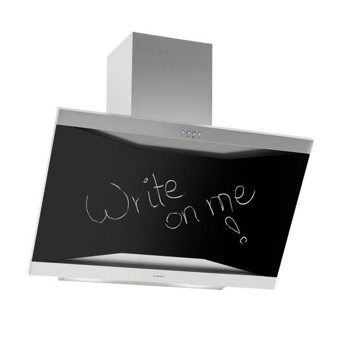 Klarstein Masur Hotte Murale Aspirante 90cm Extraction 650m H Clapet Frontal Avec Tableau Led Classe Energetique A Inox Achat Vente Hotte Cdiscount