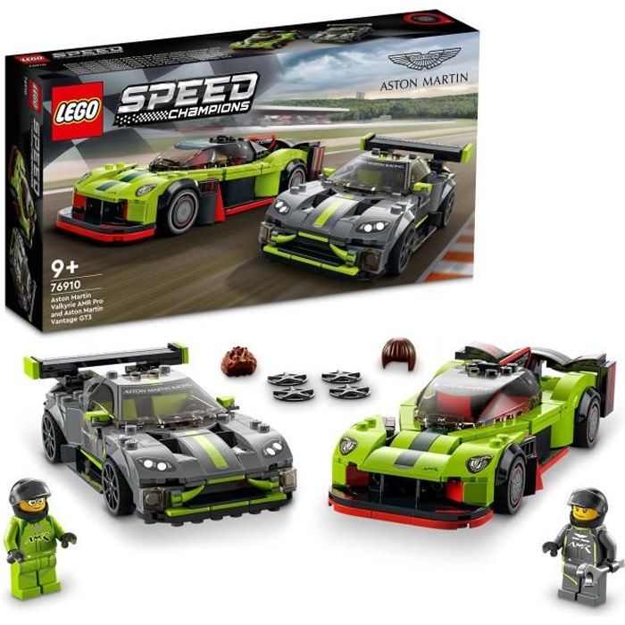 LEGO® 76910 Speed Champions Aston Martin Valkyrie AMR Pro & Vantage GT3, 2  Modèles de Voitures de Course, Jouet Pour Enfants - Cdiscount Jeux - Jouets