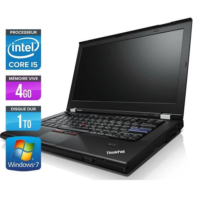 Lenovo ThinkPad T420 -Core i5 -4Go -1To -Webcam - Lenovo