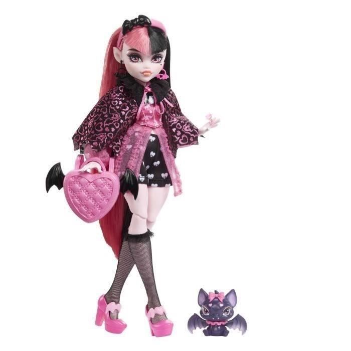 Monster High-Draculaura-Poup?�e avec chauve-souris de compagnie HHK51 - Cdiscount Jeux - Jouets