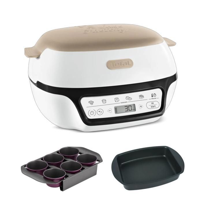 Tefal Cake Factory Choco Four à gâteau intelligente compacte KD804910