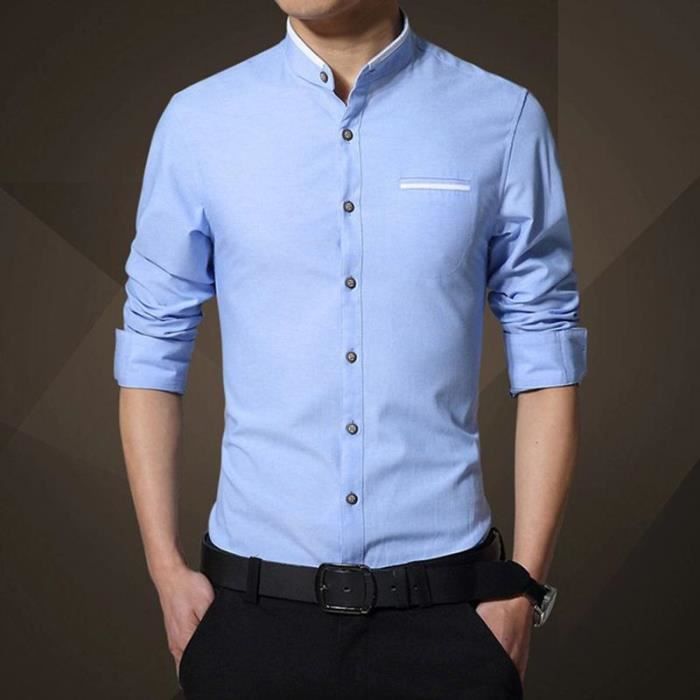 Chemise près du corps homme clearance