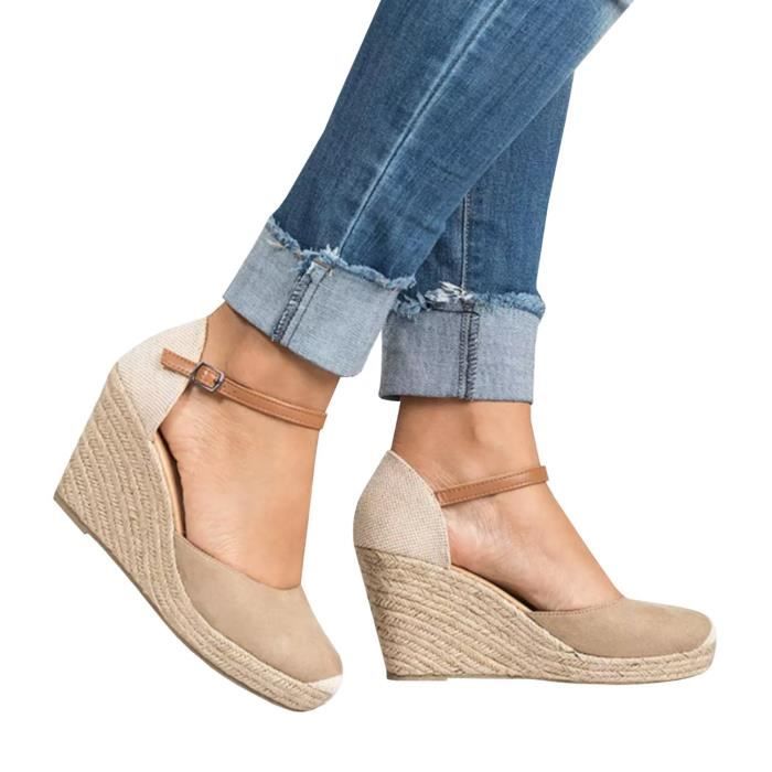 Espadrille femme plateforme clearance