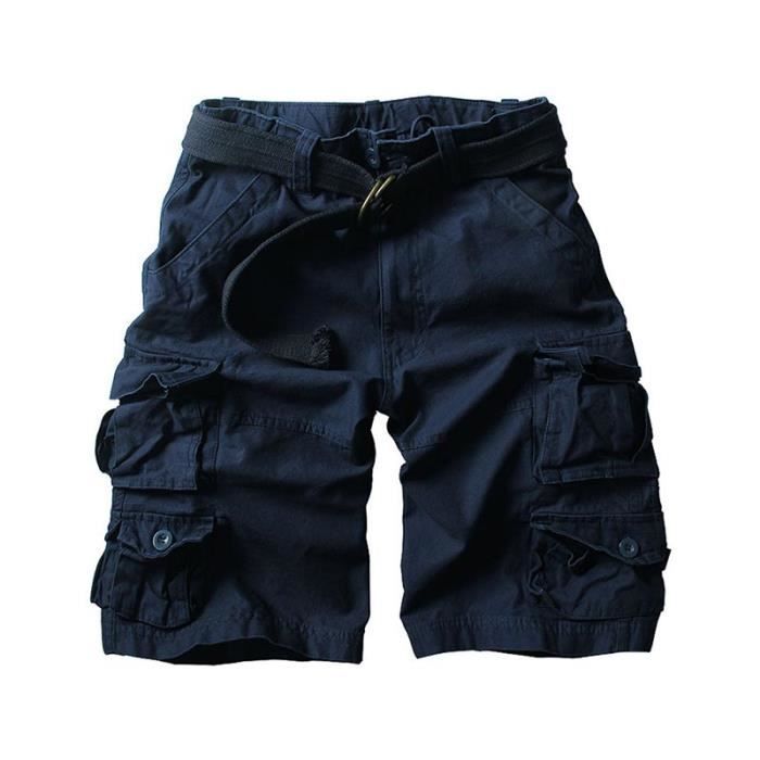 Bermuda cargo sales homme bleu marine