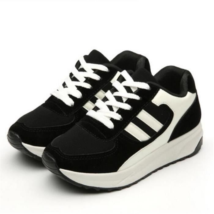 Basket femme noir marque sales