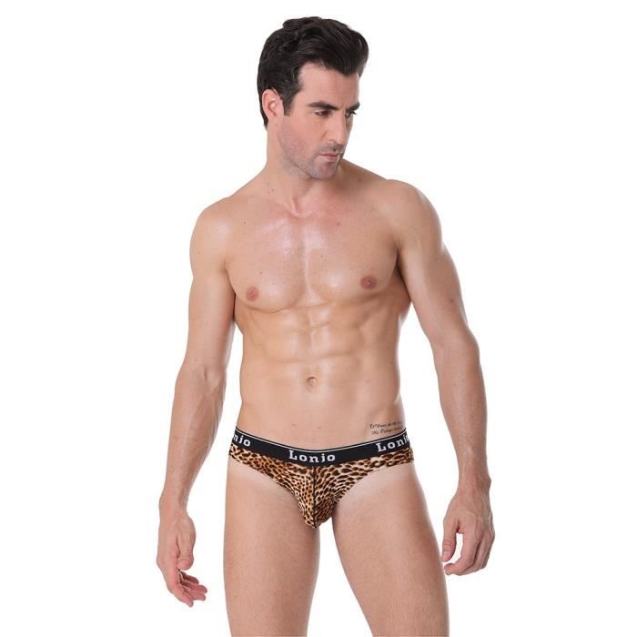 Slip discount panthère homme