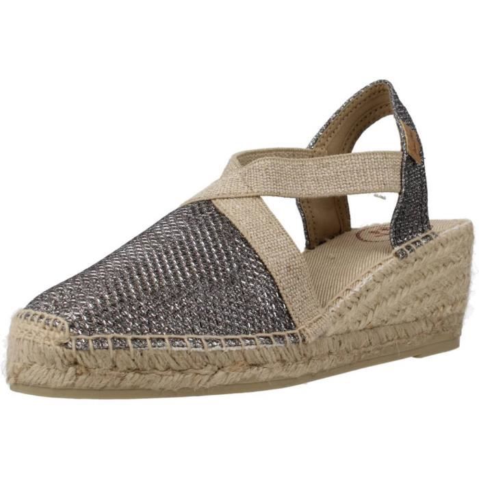 Toni Pons Espadrille Femme - Toni Pons - Modèle 104716 - Gris - Textile - Coincé