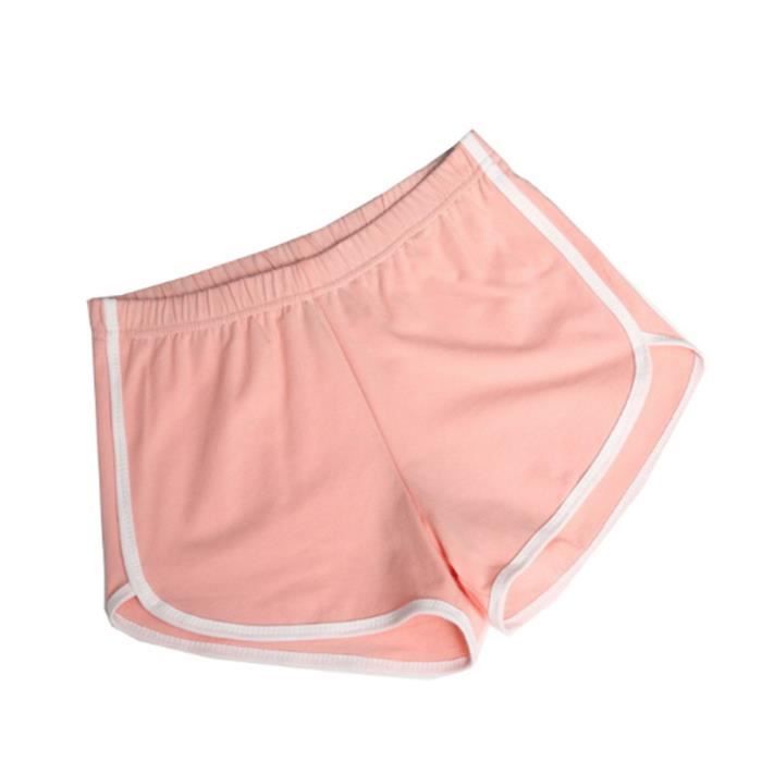 Short de bain uni - rose - Fille - 6.50