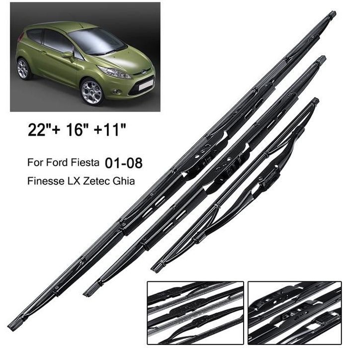Essuie-glace Arrière Bosch Ford Fiesta MK 2 3 Galaxy MK 1 KA 16 "