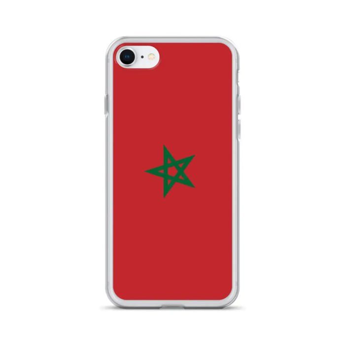 Coque Télephone Drapeau Maroc iPhone