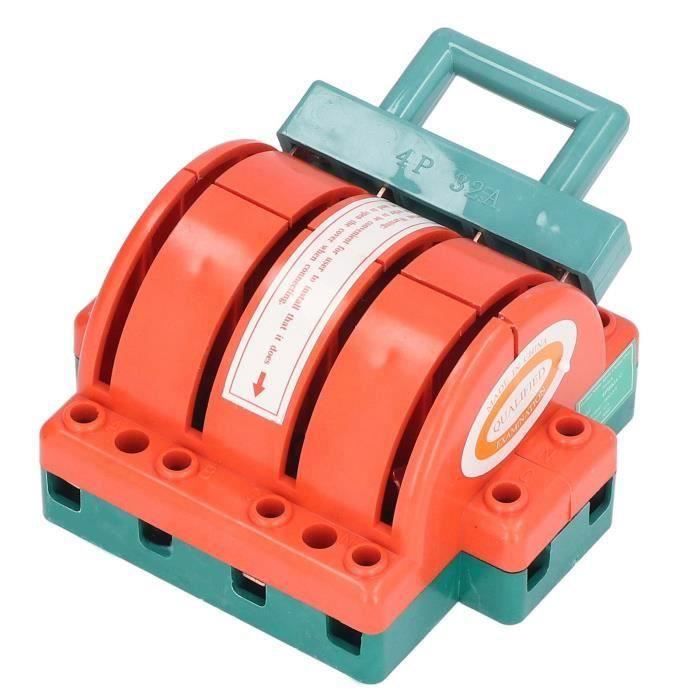 Commutateur Couteau 3P 63A Double Jet – Interrupteur Déconnexion Bidirectionnel Électrique 380V