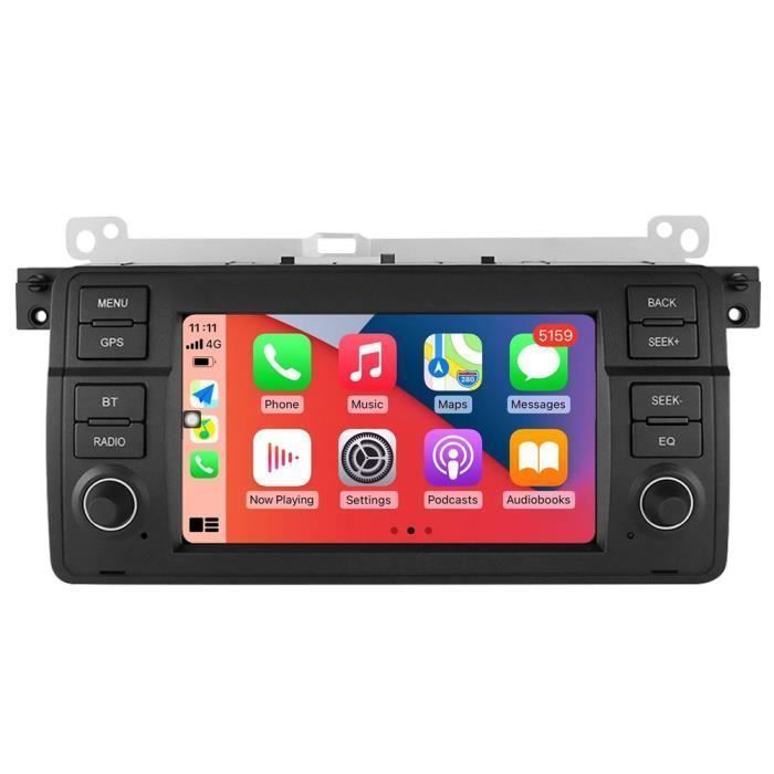 Autoradio Android 14 8.8" GPS 64Go DAB+ CarPlay Pour BMW E46 M3 Rover 75 MG ZT - Erisin, Neuf