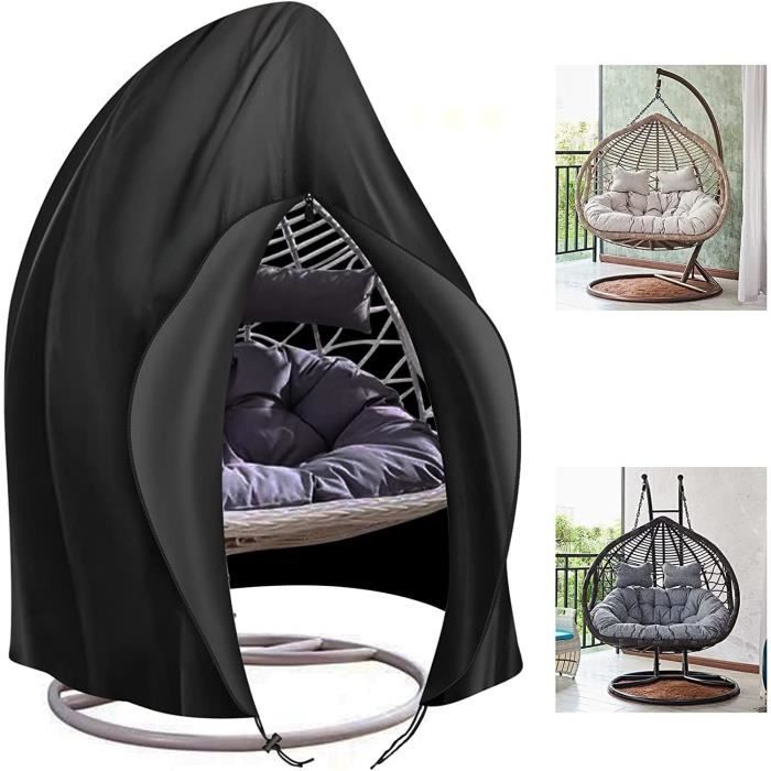 Housse Fauteuil Suspendu LoveStory Housse Chaise Jardin En Tissu Oxford 210D Imperméable, Housse Oeuf Jardin Exterieur