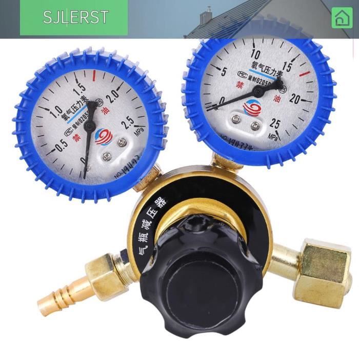 Régulateur Pression Oxygène 0.4-25 MPa - Affichage Et Stabilisation - Soudage Et Culture Plantes