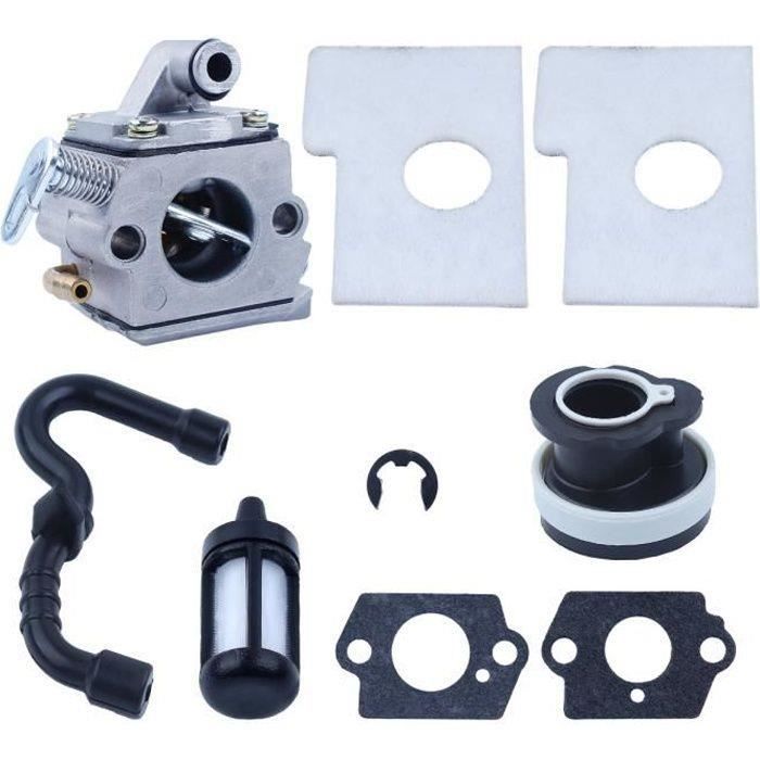 Kit Carburateur Filtre Air Bougie Briggs & Stratton | Compatible Tondeuse 798653 697354 Etc.