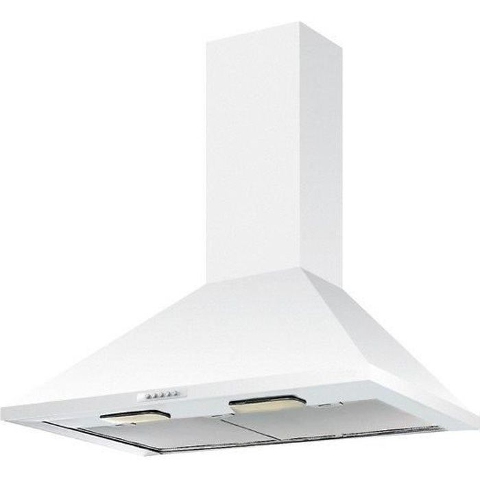 Hotte Decorative Murale 60 Cm Sogelux Hcl68bf Blanche Achat Vente Hotte Cdiscount