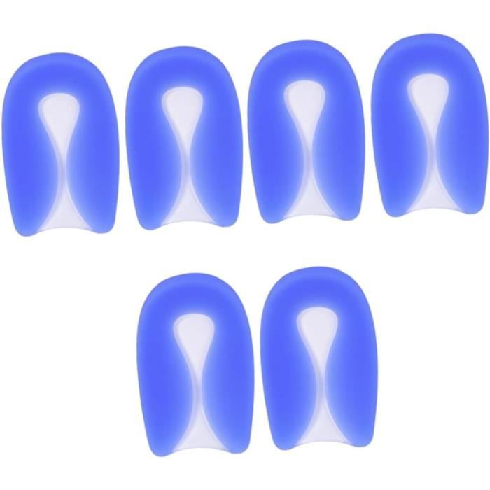 Semelles Gel Anti-Douleur Fasciite Plantaire - 2 Paires Inserts Soutien Voûte Plantaire Pour Sandales Et Tongs Femmes