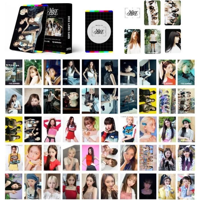 Kpop IVE Photo Cartes 55Pcs IVE Lomo Cards IVE After Like Album