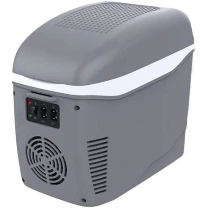 Glacière électrique 7,5 L pour CampingCar, CampingCar, réfrigérateur 12 V AC 220 V DC (Gris