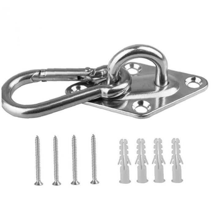 Crochet De Plafond Pour Hamac Power Hook - Roulement à Billes, Chaîne Incluse, Support Jusqu'à 200 Kg