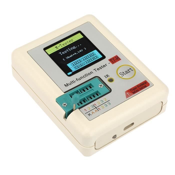 Testeur De Transistor Multifonction TC1 - Écran TFT 3.5", Détection Automatique Composants Électroniques