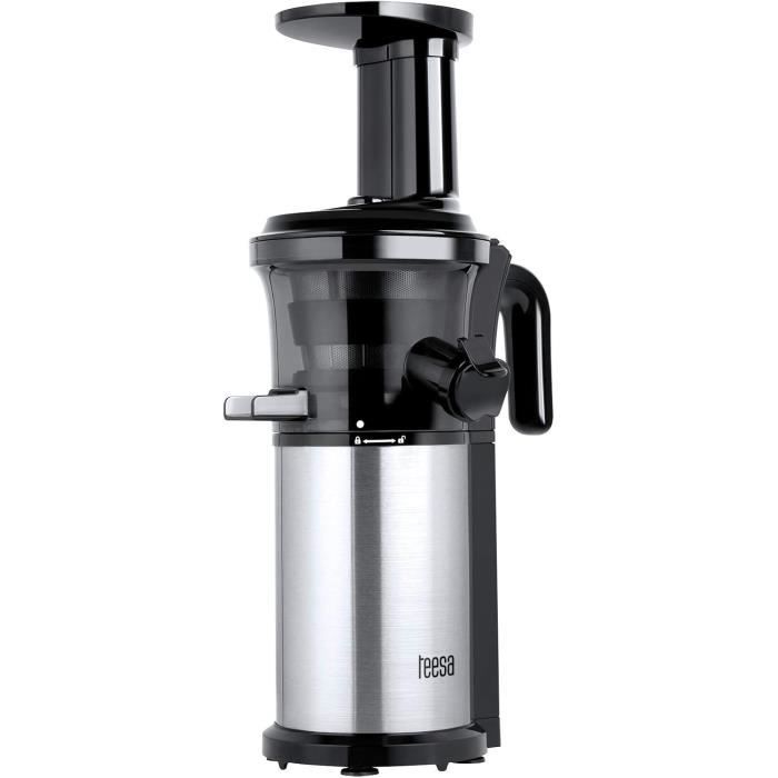 Extracteur de jus - Teesa - TSA3228 - Acier Inoxydable - Noir - Nettoyage facile