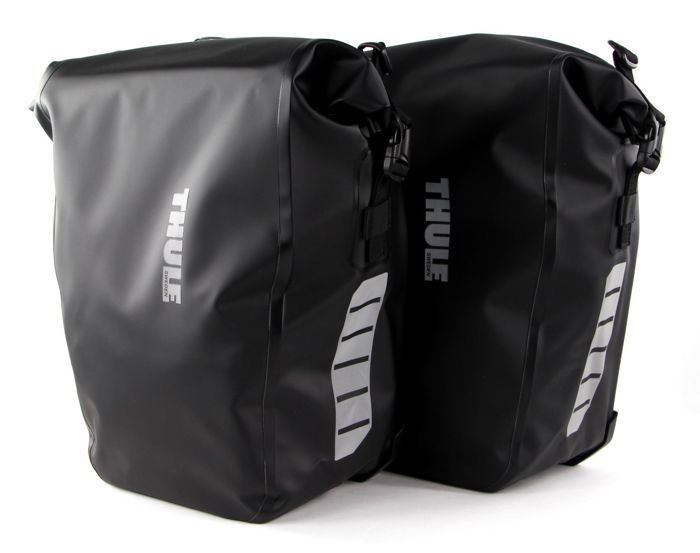 THULE - Shield Pannier 25L Pair - Noir - Sacoche de vélo étanche avec bandoulière amovible