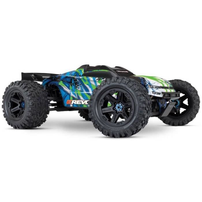 Truggy lectrique 1 10 Traxxas E Revo 86086 4 4WD brushless Vert