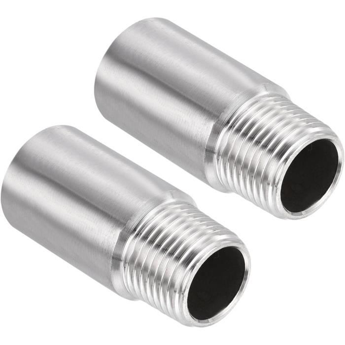 M14*1.5 Interne Hex Tête Tuyau Raccord 2 Paquet Mâle Bouchon Bague