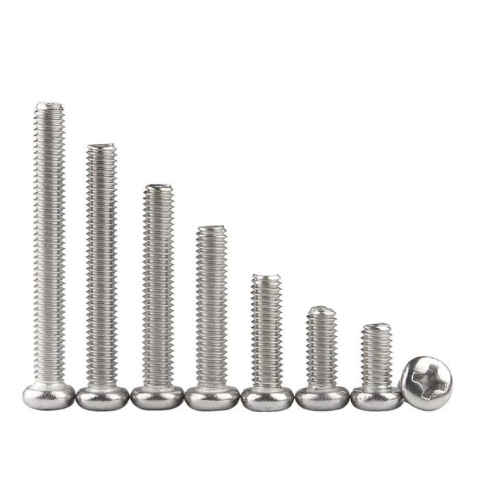 Vis bois Inox A2 Tête ronde TR Fendue 5X30 - s
