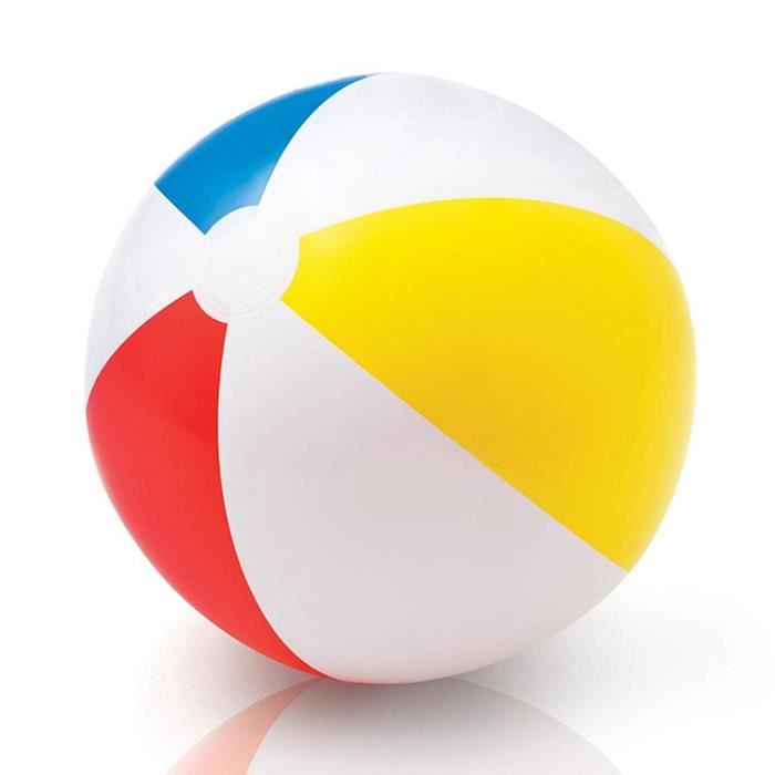 VGEBY ballon de plage coloré Ballon de plage gonflable à quatre couleurs  pour piscine Sports nautiques pour enfants adultes 51 cm