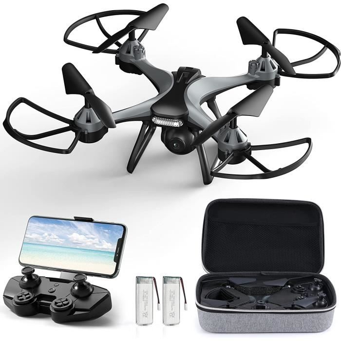 Drone Avec Caméra 4K Pour Enfants Et Débutants - Mini Drone, 360° Flips, Décollage/atterrissage à Une Touche - Jaune