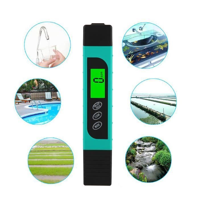 Testeur D'eau Numérique PH-200 - Mesure PH Et Température, étanche IP67 - Calibrage Automatique - Pour Aquariums, Piscines, Hydroponie, Laboratoire - 4