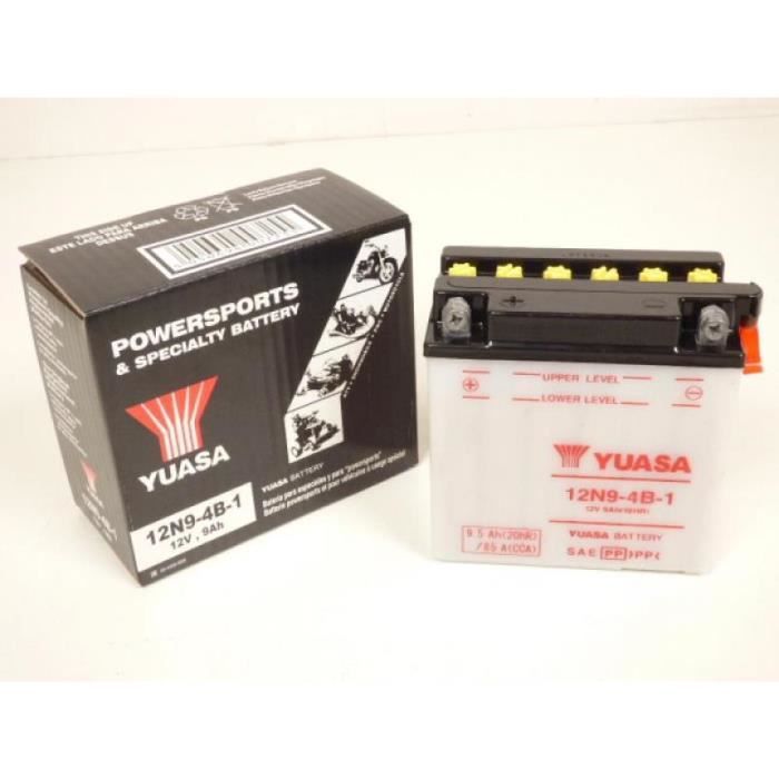 Batterie Yuasa pour moto Kawasaki 500 H1 1968-1976 12N9-4B-1