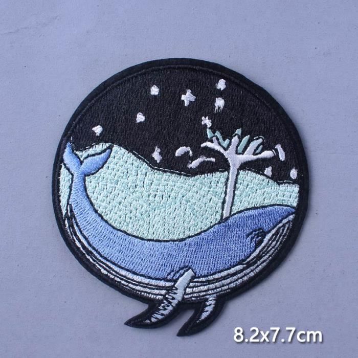 ACM Patch Brodé Drapeau Italie Vert/Blanc/Rouge 80x50mm
