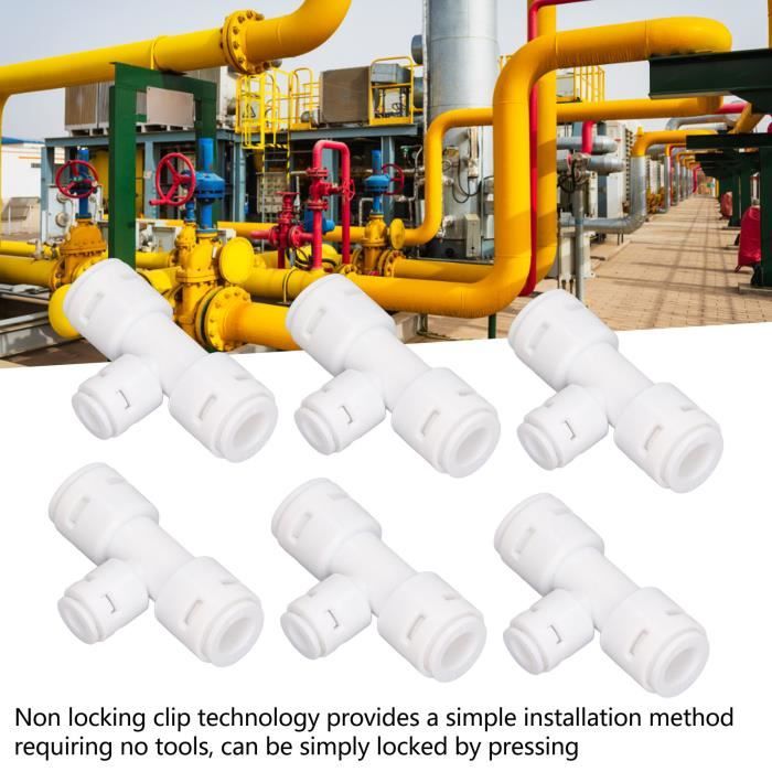 Raccord En Cuivre Y à 3 Voies – Pour Tuyaux De 8mm à 42mm – Idéal Plomberie, Air, Eau