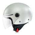 Casque moto jet MT Helmets Street (Ece 22.06) - blanc brillant - L (59/60 cm)-1