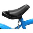 Vélo Enfant 14 Pouces - Bleu - Stabilité et Durabilité - Roue Auxiliaire - Mixte-1