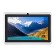 Tablette portable 7 pouces - Allwinner - A33 - Android - 512 Mo - 4 Go - Blanc-1