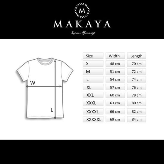 Tshirt Humour Moto PX 125 Makaya - Cadeau Rigolo Homme - 100% Coton - Sérigraphie Haute Qualité