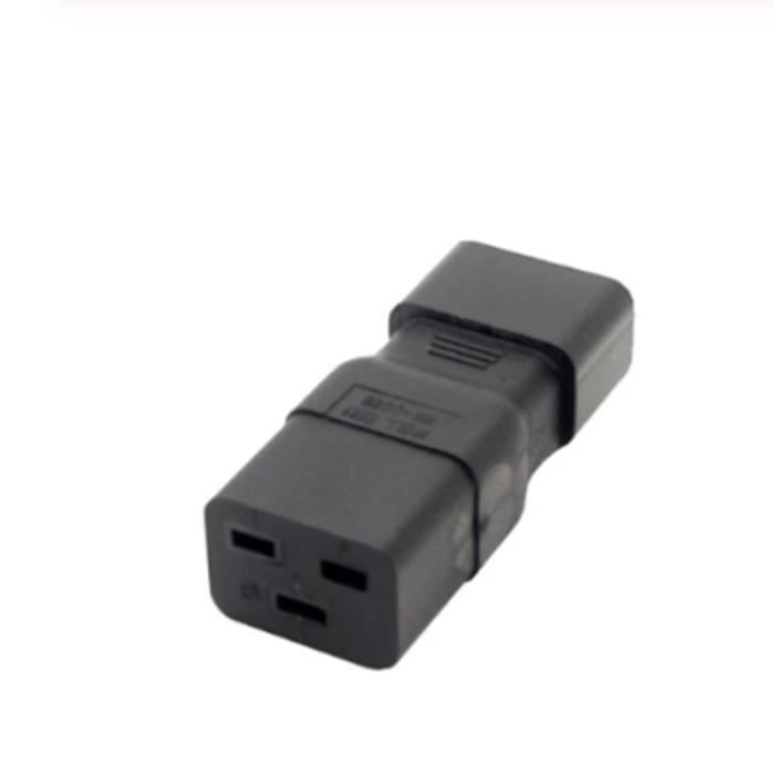 Lot De 5x Adaptateurs Secteur IEC C14 Mâle / Connecteur Type CEE7/5