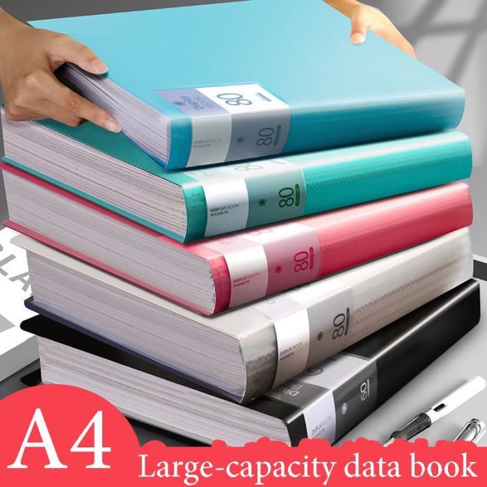 Couleur bleue pochette étanche pour dossiers A4, grand format, organiseur  pour dossiers, documents, livres de
