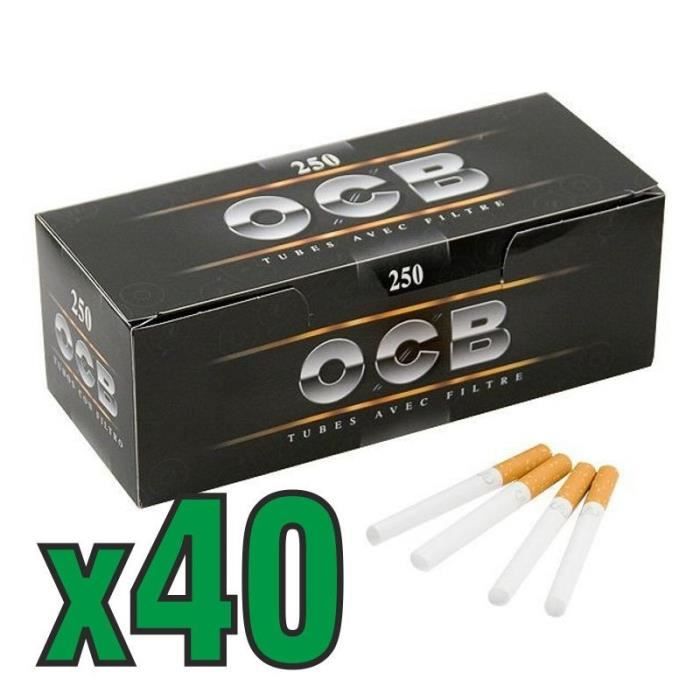 OCB Premium tube à cigarettes 250 pcs  Kiosklino- Online kiosque et Chicha  shop