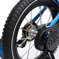 Vélo Enfant 14 Pouces - Bleu - Stabilité et Durabilité - Roue Auxiliaire - Mixte-2