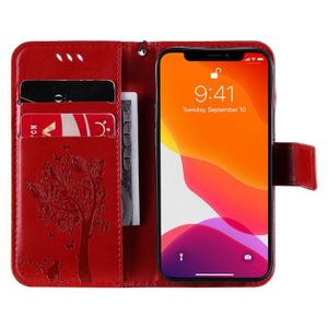 Housse Portefeuille IPhone 13 Mini KKEIKO - Cuir PU Bleu - 3 Fentes Cartes + Support Intégré