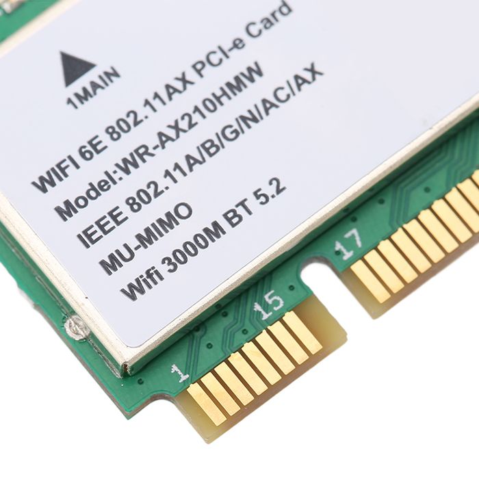 Zerone Carte Wifi Sans Fil Carte Réseau Sans Fil Adaptateur Combiné Wi‑Fi+BT4.2 Pour HP ProBook