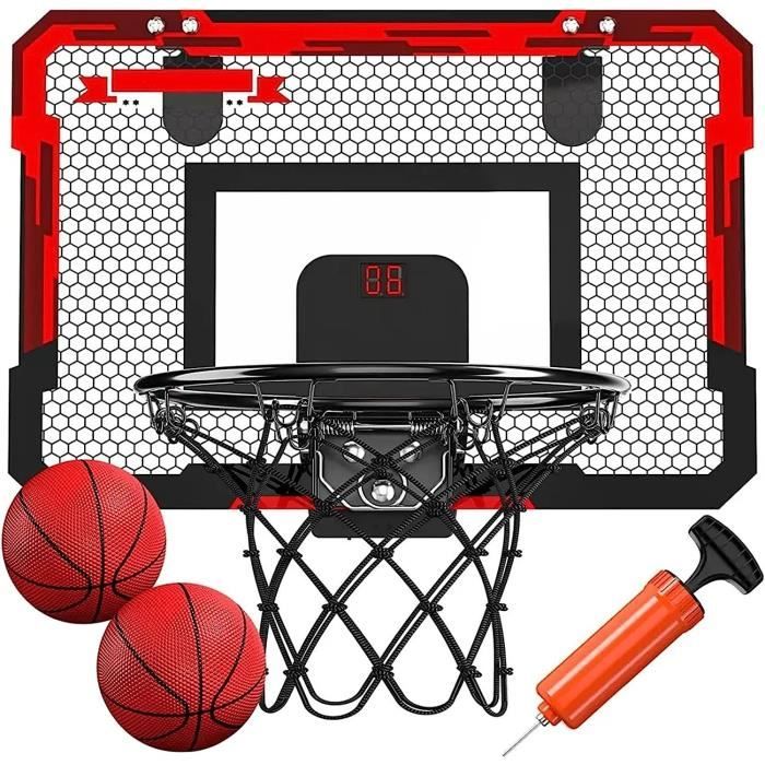 Panier de basket pour enfants / support de basket + 2 petites balles de  12CM + pompe (couleur) - Cdiscount Sport