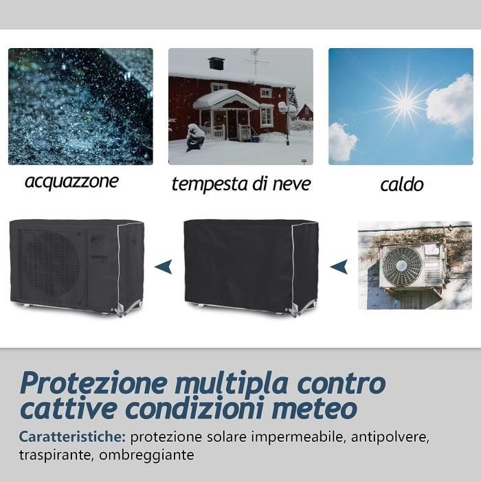 FAN-Housse de protection pour climatiseur conditionnement housse