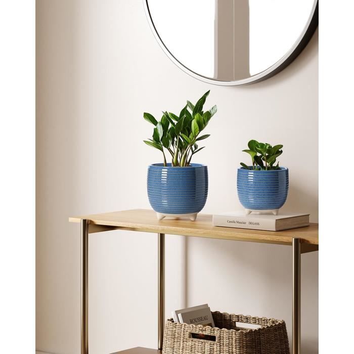 Mini Pot De Crème Pots De Rangement Cosmétiques En Céramique Rouge