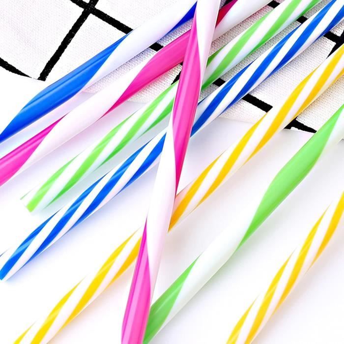 Pailles Colorées Lavables 50 Pailles En Plastique Réutilisables Lavables Au Lave-Vaisselle - Idéales Smoothies, Cocktails, Jus Et Boissons Chaudes Pailles Colorées Lavables 50 Pailles En Plastique Réutilisables Lavables Au Lave-Vaisselle - Idéales Smoothies, Cocktails, Jus Et Boissons Chaudes